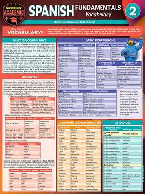 cover image of Spanish Fundamentals 2--Vocabulary